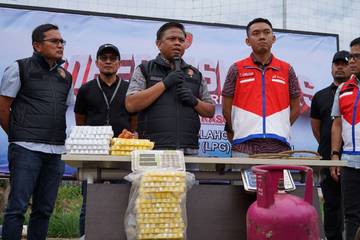Bareskrim, Bongkar Sindikat Pengoplos Gas di Sukoharjo