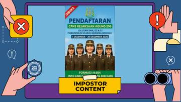 Tautan Pendaftaran CPNS Kejaksaan Agung di TikTok Hoaks