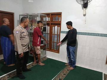 Kotak Amal Masjid di Plupuh Dicuri Anak Dibawah Umur 