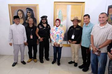 Pameran Seni "Jejak-Perupa-dan-Potensi-Bumi-Makmur" Resmi Dibuka di Sukoharjo
