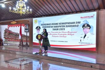 Bupati Sukoharjo Buka Koordinasi Bidang Kewaspadaan-Dini Tahun 2025