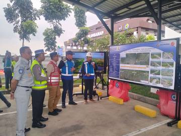 Persiapan Arus Mudik, Kakorlantas Tinjau Ruas Tol Prambanan 
