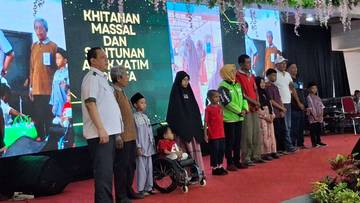 Ormas RAJA Santuni 1.200 Duafa, Tepis Isu Jadi Parpol