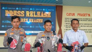 Nekat Curi Bospom, Warga Gesi Diringkus Resmob Polres Sragen