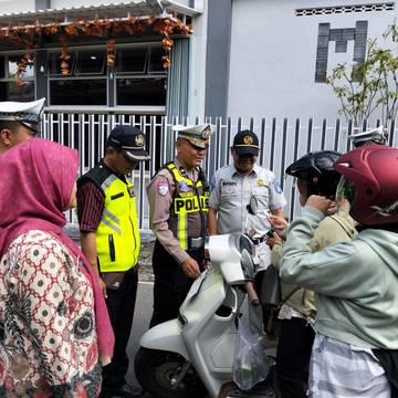 Satlantas Polres Karanganyar Jaring Ratusan Pelanggar Lalu Lintas