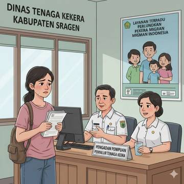 Dokumen Calon PMI Disandera, Disnaker Sragen Panggil Penyalur
