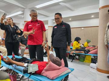 DPC PDI-P Komitmen Jaga Stok Darah PMI Solo