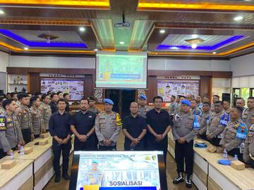 Polres Wonogiri Sosialisasikan WBS Perkuat Pengawasan Internal