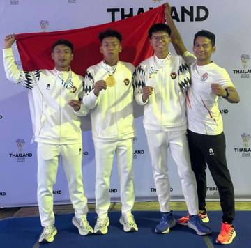 Dosen UMS Antar Atlet Indonesia Raih Emas APG-Thailand