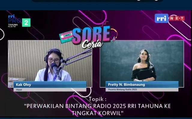 Bintang Radio 2025 Wadah Menyalurkan Bakat Anak Muda 