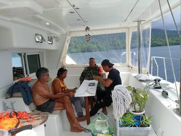 Kapal Asing Berlabuh di Sangihe, Aparat Lakukan Pemeriksaan