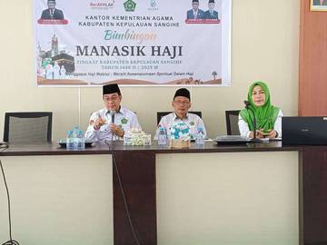 Manasik Haji Bagi 20 Jamaah Calon Haji Sangihe