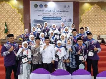 Perjalanan Jamaah Calon Haji Asal Sangihe Menuju Balikpapan