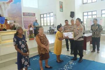 Minggu Kasih  Pererat Hubungan Polri dan Masyarakat 
