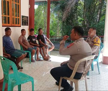 Polsek Tabteng Gelar Patroli  Kamtibmas 