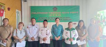 Kemenag Sangihe Terima Kunjungan Tim Penilai Lomba Kebersihan