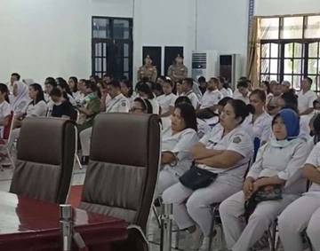 DPRD Sangihe Fasilitas Aksi Damai Nakes Dan Medis