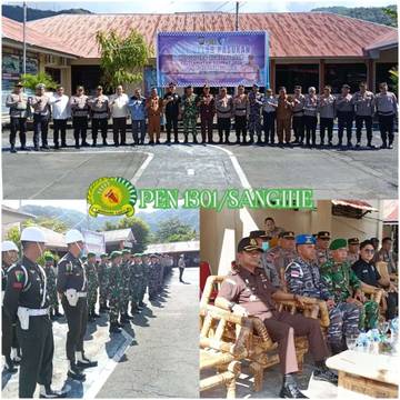 Perkuat Sinergitas, Kodim1301/Sangihe Hadiri Apel Operasi Samrat 2026