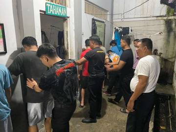 Lapas Tahuna  Lakukan Pengeledahan Amankan Sejumlah Barang Terlarang