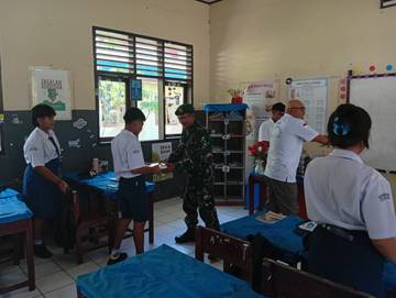 Kodim 1301 Sangihe Dukung Program MBG 
