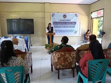 SPPG Kembali Salurkan MBG di Tahuna Barat