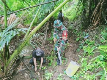 Dandim 1301 Sangihe Dorong Penghijauan Desa Batuwingkung
