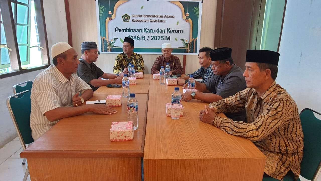 Kemenag Gayo Lues Bina Karu dan Karom Calon Jamaah Haji