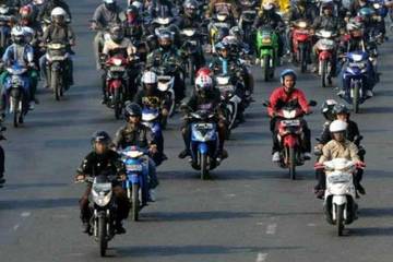 Pertumbuhan Jumlah Motor di Indonesia Semakin Meningkat
