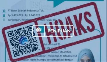 Hoaks, Lowongan Kerja di BSI Buka Gaji Rp5-7 Jutaan