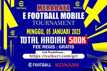 Merabata Cafe Gelar Turnamen E-Football Mobile 2025