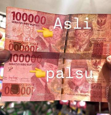 Cara Mudah Mengenali Uang Asli Maupun Uang Palsu