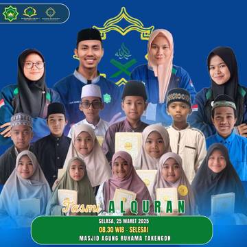 Remaja Masjid Ruhama Gelar Tasmi' Alqur'an
