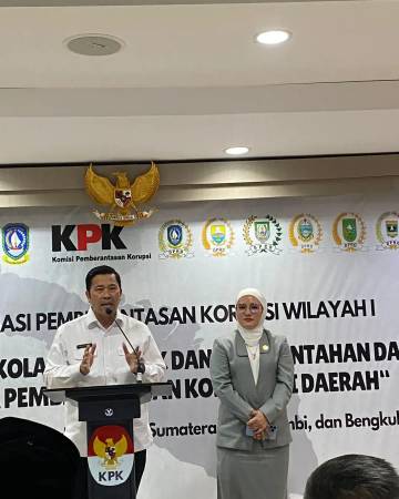 Bupati Haili Ikut Rakor Pemberantasan Korupsi Bersama KPK