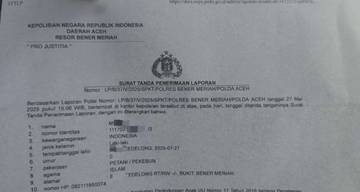 Pengeroyokan Siswi MTsN  Bener Meriah  Dilapor ke Polisi