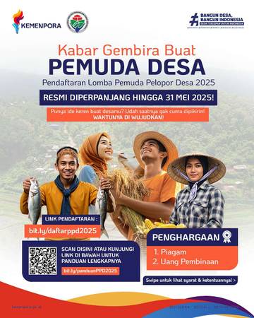 Pendaftaran Lomba Pemuda Pelopor Desa Diperpanjang