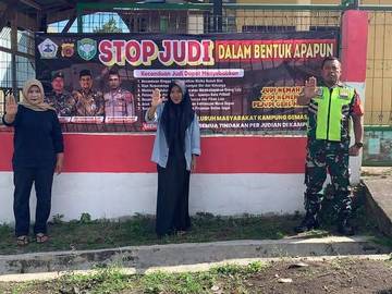 TNI Ajak Warga Jauhi Judi 
