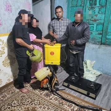 Bhabinkamtibmas Polsek Bandar Fasilitasi Mediasi Pencurian dalam Keluarga