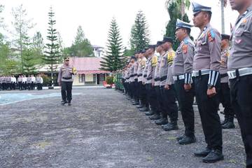 Polres Bener Meriah Gelar Pasukan Operasi Patuh Seulawah