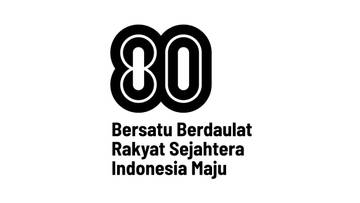 Logo HUT Ke-80 RI