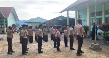 MTsN 5 Aceh Tengah Ikuti Pendataan Potensi Pramuka