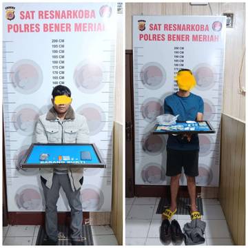 Polres Bener Meriah Tangkap Dua  Pelaku Narkotika