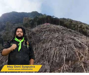 MAHAGAPA Soroti Kerusakan Hutan Disekitar  Danau Lut Tawar