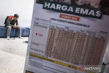 Harga Emas Antam Hari ini Turun