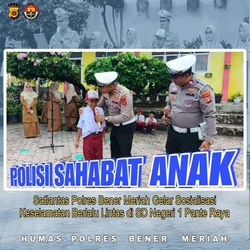 Polisi Sahabat Anak Hadir di SD Pante Raya 