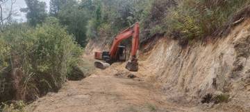 Terobos Tebing, Satgas TMMD Kodim Bener Meriah  Buka Jalan 