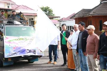Kontingen Kuda Pacu Bener Meriah Menuju Gayo Lues