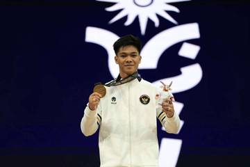 Rijal Raih Emas di Asian Youth Games 2025