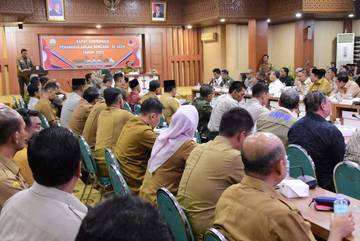 Rakor Penanggulangan Bencana se-Aceh, Wujudkan Aceh Siaga Bencana