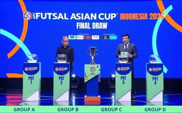 Hasil Drawing Piala Asia Futsal, Indonesia Jumpa Irak dan Korsel