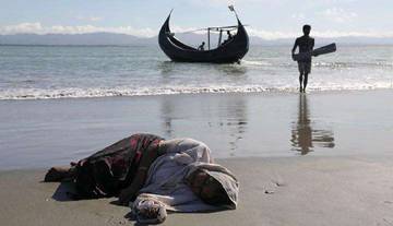 Kapal Pengungsi Rohingya Tenggelam, Belasan Korban Tewas